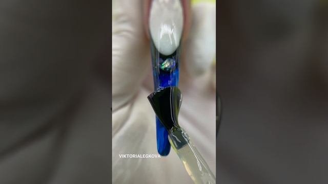 Аквариумные ногти.Ногти с ракушечником.Двойной френч. смотреть онлайн