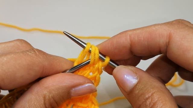 №104 Оригинальный ажурный узор спицами смотреть онлайн