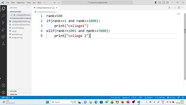 elif in python | else if | python | detailed explanation | telugu |conditional  statements in pytho