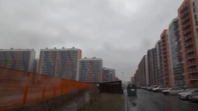 Мурино, Питер, Воронцовский бульвар, застройка смотреть онлайн