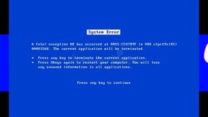 Эволюция Синего экрана смерти в Windows (1985-2022)