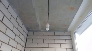 Свет и розетки на балконе
