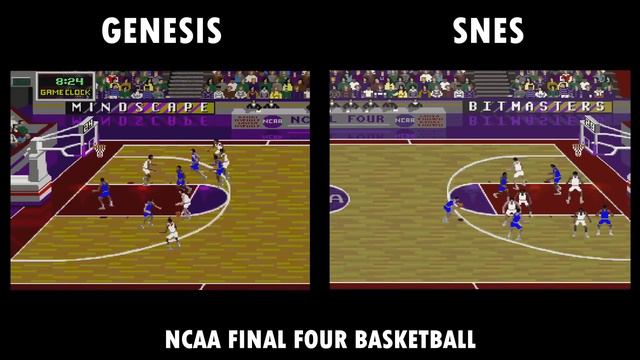 All Sega Genesis Vs SNES Games Compared Side By Side смотреть онлайн