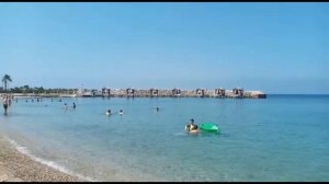 Пляж и бассейны отель Ozkaymak Select Hotel Алания Турция все включено Обед Обзор  Отзыв июль 2021