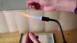 Работа со стеклом - сгибание стеклянной палочки.