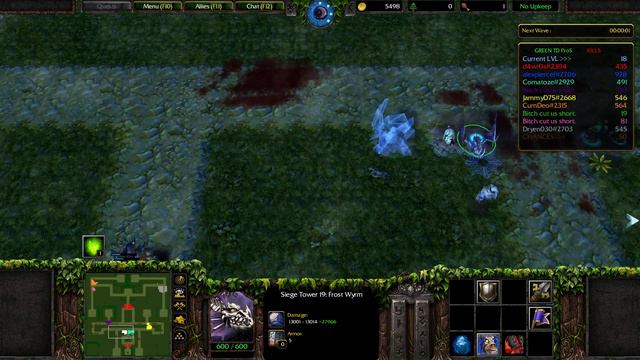 Warcraft 3 Reforged - Green TD Wipeout v6.2