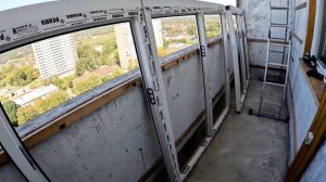 Крыша на балкон последнего 14 этажа/Ремонт крыши балкона своими руками/Теплое остекление на лоджию.