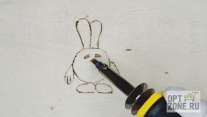 Выжигатель по дереву Помощник 5 насадок   T2218