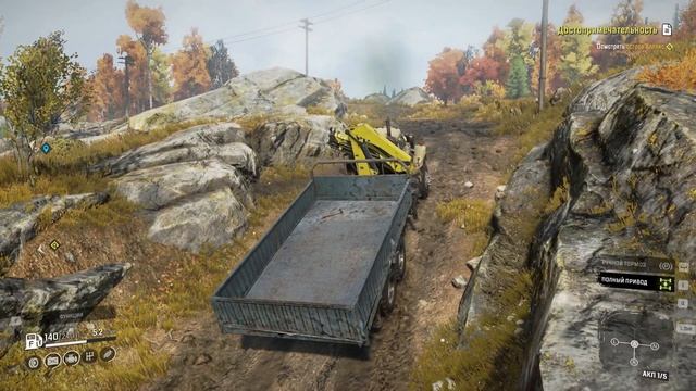 SnowRunner - Прохождение доп. миссии ( Достопримечательность ) Michigan, USA - Challenging game mod смотреть онлайн