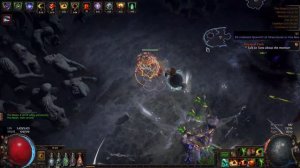 Path of Exile Kalandra League Uber Elder Fight wit Maven