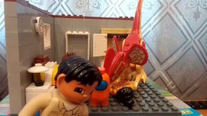 Человек за окном.LEGO анимация