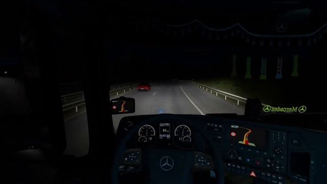 ETS 2 /|\ From London to Rome on Mercedes Actros | 5 minutes смотреть онлайн