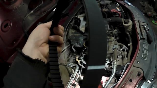 Замена ГРМ Renault Logan 1.6 8 клапанов. смотреть онлайн