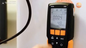 Анализатор дымовых газов Testo 310. Настройка прибора