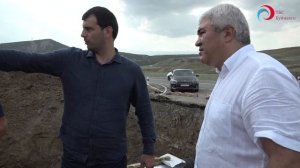 Глава Буйнакска проинспектировал ход строительства нового водовода Чиркей – Буйнакск