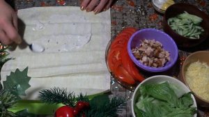 Вкуснейшая Домашняя Шаурма с сыром и курицей /