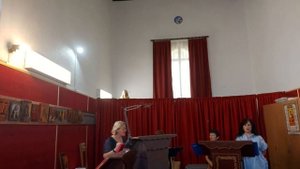 Прокимен на Литургии (Пятидесятницы) глас 8/ Во всю землю изыде вещание их.  Репетиция 9.06.21