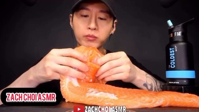 ASMR EATING | Mukbang salmon ? смотреть онлайн