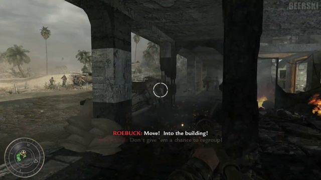 Жёсткая посадка Call of Duty 5 World at War - Прохождение 3 миссии