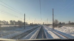 Вид из кабины машиниста | Работа машиниста в Германии