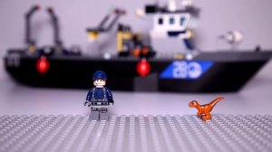 Lego Jurassic World 76942 Baryonyx Dinosaur Boat Escape Speed Build