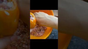Фаршированный перец на зиму. Очень быстрый и простой рецепт.