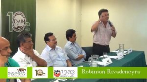 Firma del Pacto de Gobernabilidad Socio Ambiental para Loreto - candidato Robinson Rivadeneyra