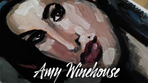 РИСУЮ гуашью портрет Эми Уайнхаус | Amy Winehouse