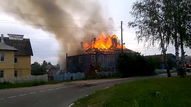 Пожар в Городце