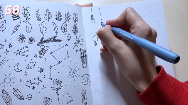100 Простых Рисунков Для Ежедневника / DOODLE IDEAS