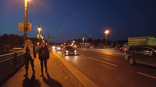 #сашакира Пешая прогулка от Крестовского отстрова до метро Черная речка. Осень в Санкт-Петербурге