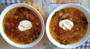 МОЕМУ МУЖУ ОЧЕНЬ ПОНРАВИЛСЯ БЫСТРЫЙ СУП С ФАРШЕМ И ФАСОЛЬЮ