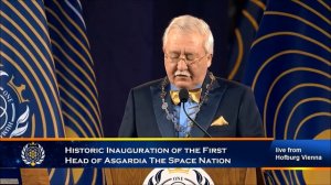 Inauguration of Asgardia’s First Head of Nation from Hofburg Vienna