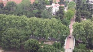 Descenso del Faro de Moncloa (Madrid, España)