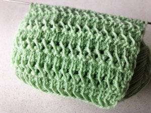 Полосы спицами из 6 рядов