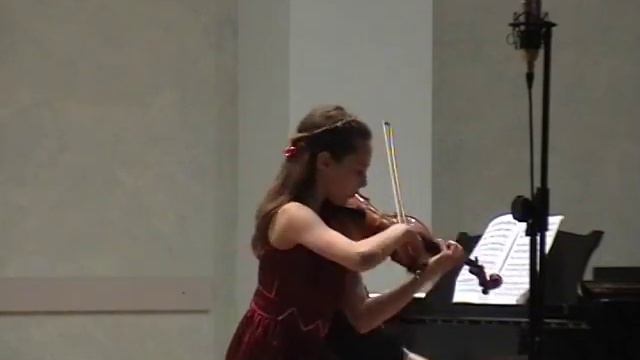 Polina Galouza (11), Bériot - Concerto №9 1mvt смотреть онлайн