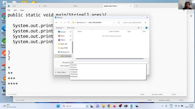 Java SE: Simple String printing Example