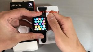 Smartwatch i7 PRO MAX Unboxing Review relógio inteligente reloj vs X8 Max