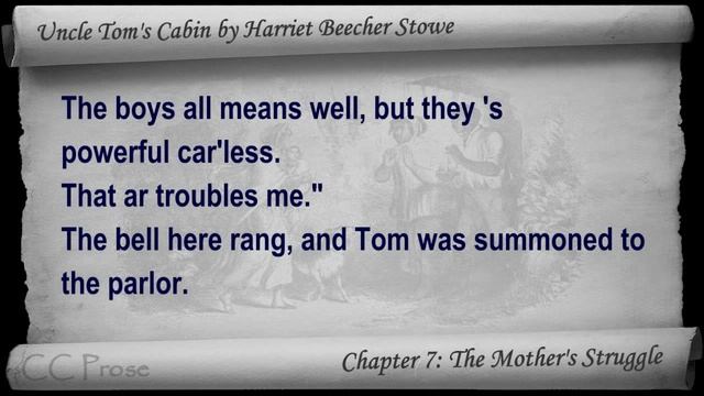 Chapter 07 - Uncle Tom's Cabin by Harriet Beecher Stowe - The Mother's Struggle смотреть онлайн