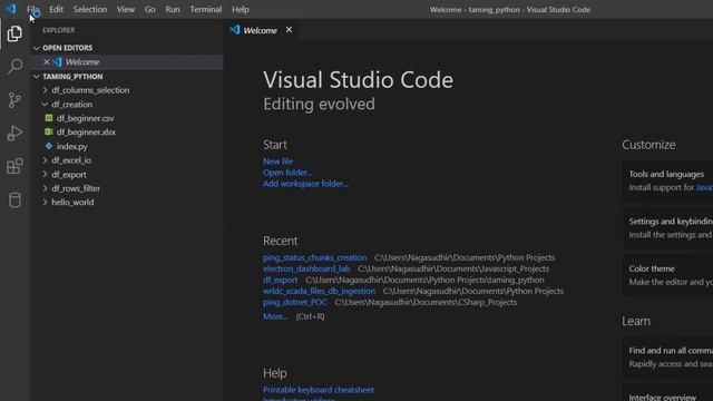 Setup python development environment || Taming Python Skill