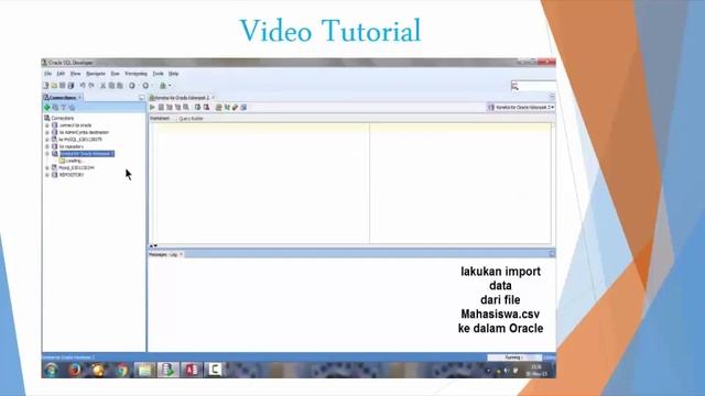 Tutorial Migrasi Data antara Ms Access dan Oracle dengan CSV смотреть онлайн