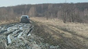 Шкода Кодиак 2.0 TDI Пробую проехать участок с грязью