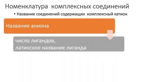 IV  четверть, Химия, 11 класс,Комплексные соединения