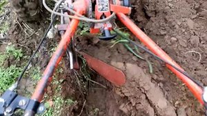 Осенняя вспашка мотоблоком мтз-12
