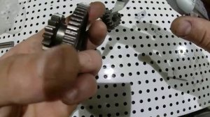 Шестерня электростартера промежуточная 4T CG/CB 125/150 (в сборе, под стартер 9 шлицов)