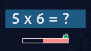 Вся таблица умножения в случайном порядке