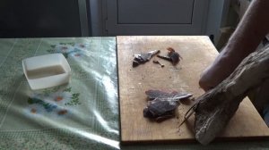 Первый раз делала солено-вяленую ножку козлятины.Очень вкусно !!!