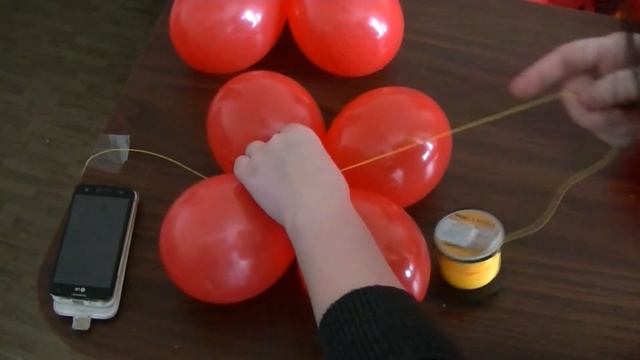 сердечко из шаров на леске/heart of balls on the line смотреть онлайн