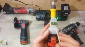очередная новинка для Metabo 12в на штырьковом аккумуляторе! паяем без проводов!