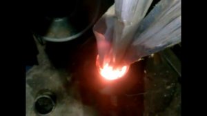 Ракетная печь из газового баллона